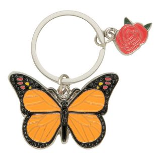 Obrázek z Klíčenka motýl oranžový kov (12) 